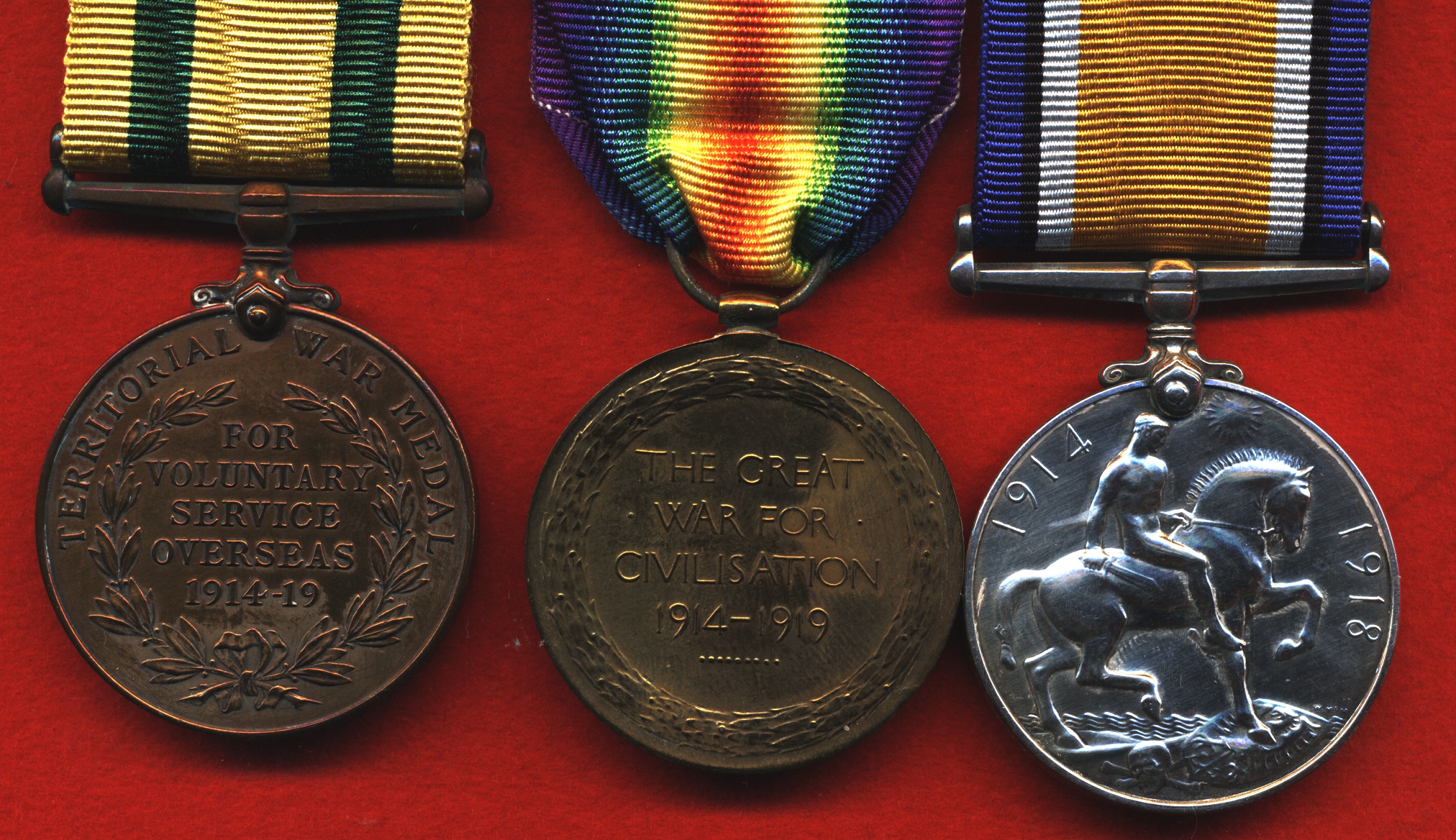British War Medal Victory Medal 1661 Cpl L N Lan R Territorial Force War Medal 1914 1919 1661 Pte L N Lan R 1661 Corporal A Holt Loyal North Lancashire Regiment Gvf Dixons Medals